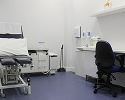 Image of clinic interior.